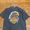 Vtg 80er Harley Davidson Shirt Weißkopfseeadler Holoubek Deutschland Händler XL Selten