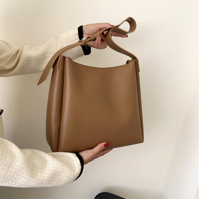 Big Bag Women's New Casual Women's Bag Mother and Child Tote Bag Large Capacity Simple Bucket Bag Women's Bag