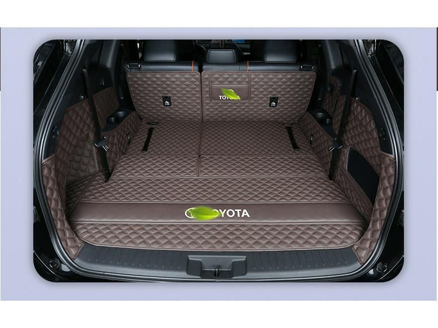 Полнопокрывающий коврик в багажник для 7-местного Toyota Highlander - Универсальный аксессуар для интерьера