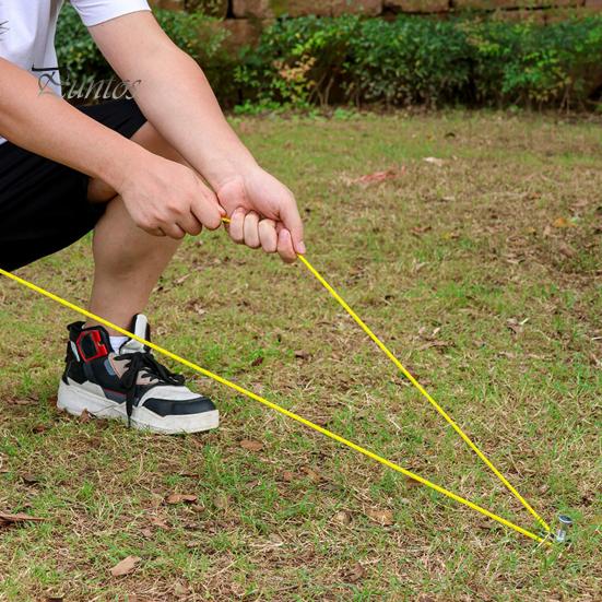 Ветрозащитная веревка для наружного применения Сверхлегкий шнур для палатки с регулятором натяжения Износостойкая суперпрочная на растяжение Светоотражающая веревка для кемпинга