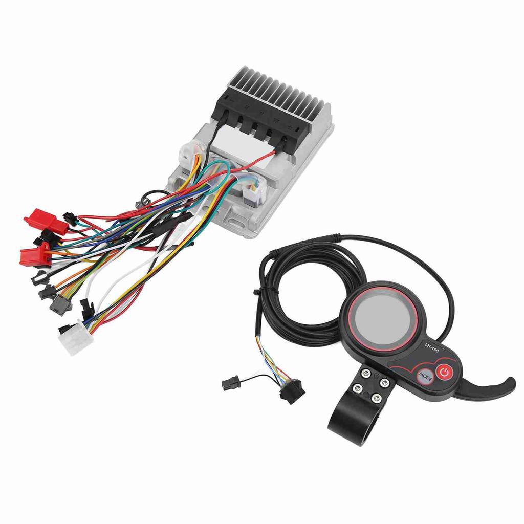 48 В 60 В 500 Вт бесщеточный контроллер двигателя LH100 ЖК-дисплей набор 3 режимов синусоидального контроллера комплект для