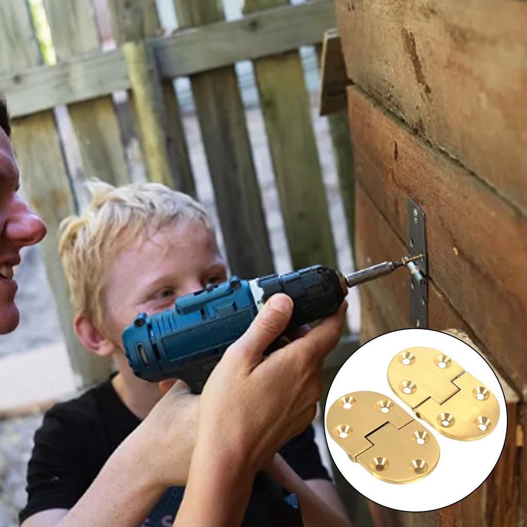 2 шт. прочных латунных петли для подноса Butlers, комплект с круглыми краями, включая винты, украшение для дома, дверца шкафа, ежедневное использование