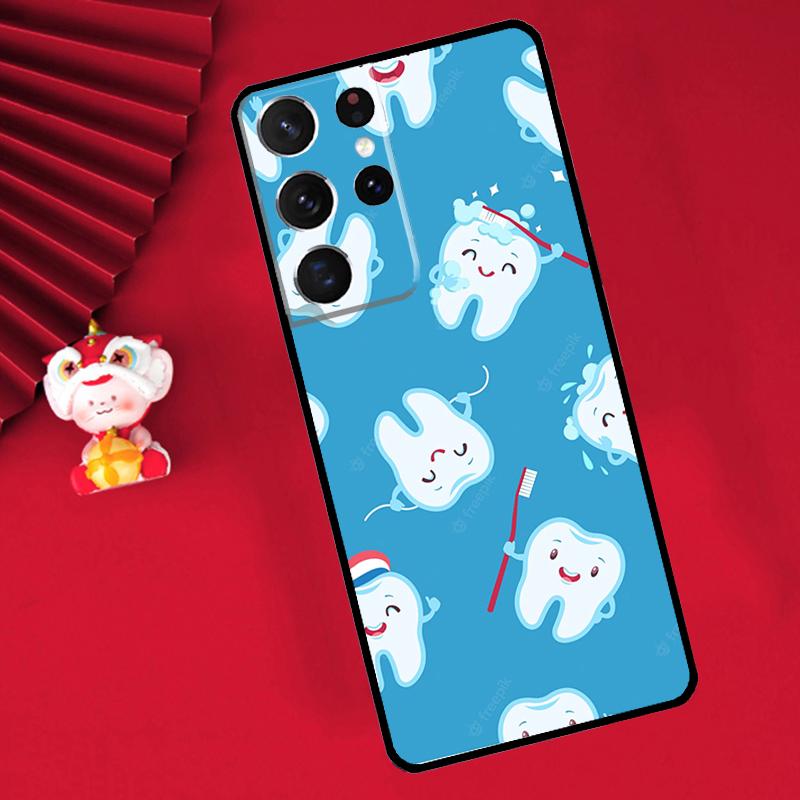 Смешной чехол для стоматолога для Samsung Galaxy S25 S26 Ultra S22 S23 S24 Ultra S20 S21 Plus S10 S25 FE Cover Funda