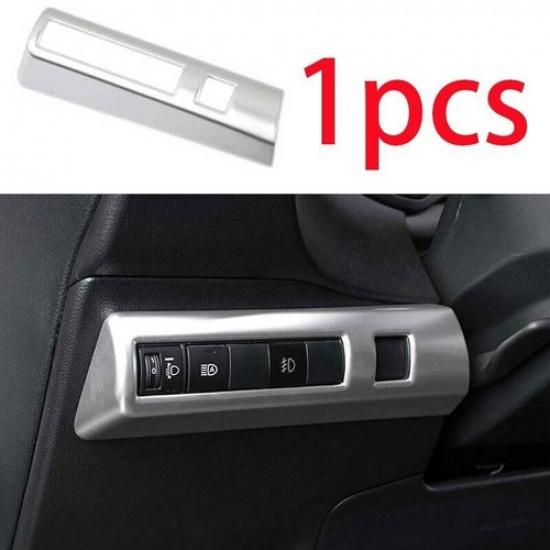 1 шт. Для Toyota Corolla Cross - Серебристая накладка рамки кнопки фары