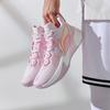 Li-Ning Lightweight Synthetic Leather Shock Absorbing Non-Slip Durable Low-Top Basketball Shoes Men Sneakers Pink ABAS041-2