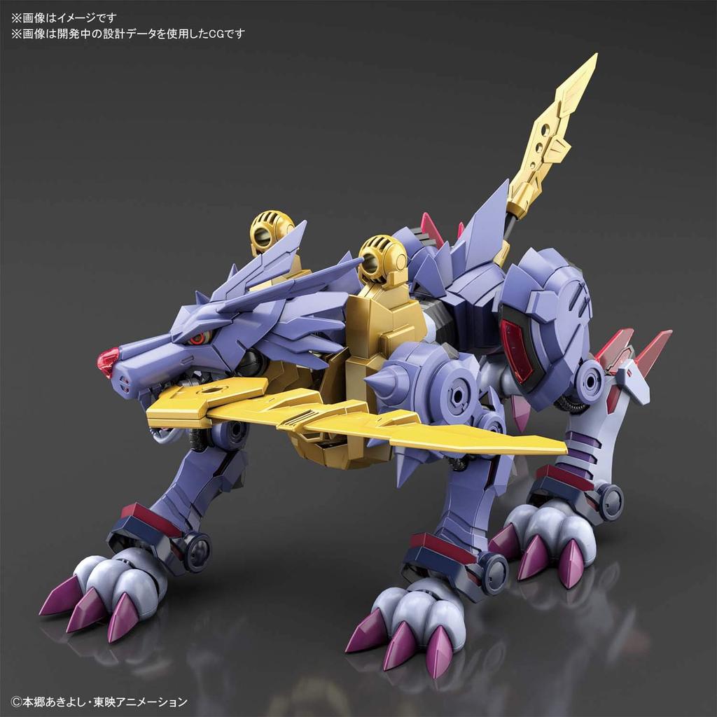 Стандартный Digimon Adventure Metal Garurumon пластиковая модель Фигурка-рост (УСИЛЕННЫЙ) Цветовая кодировка