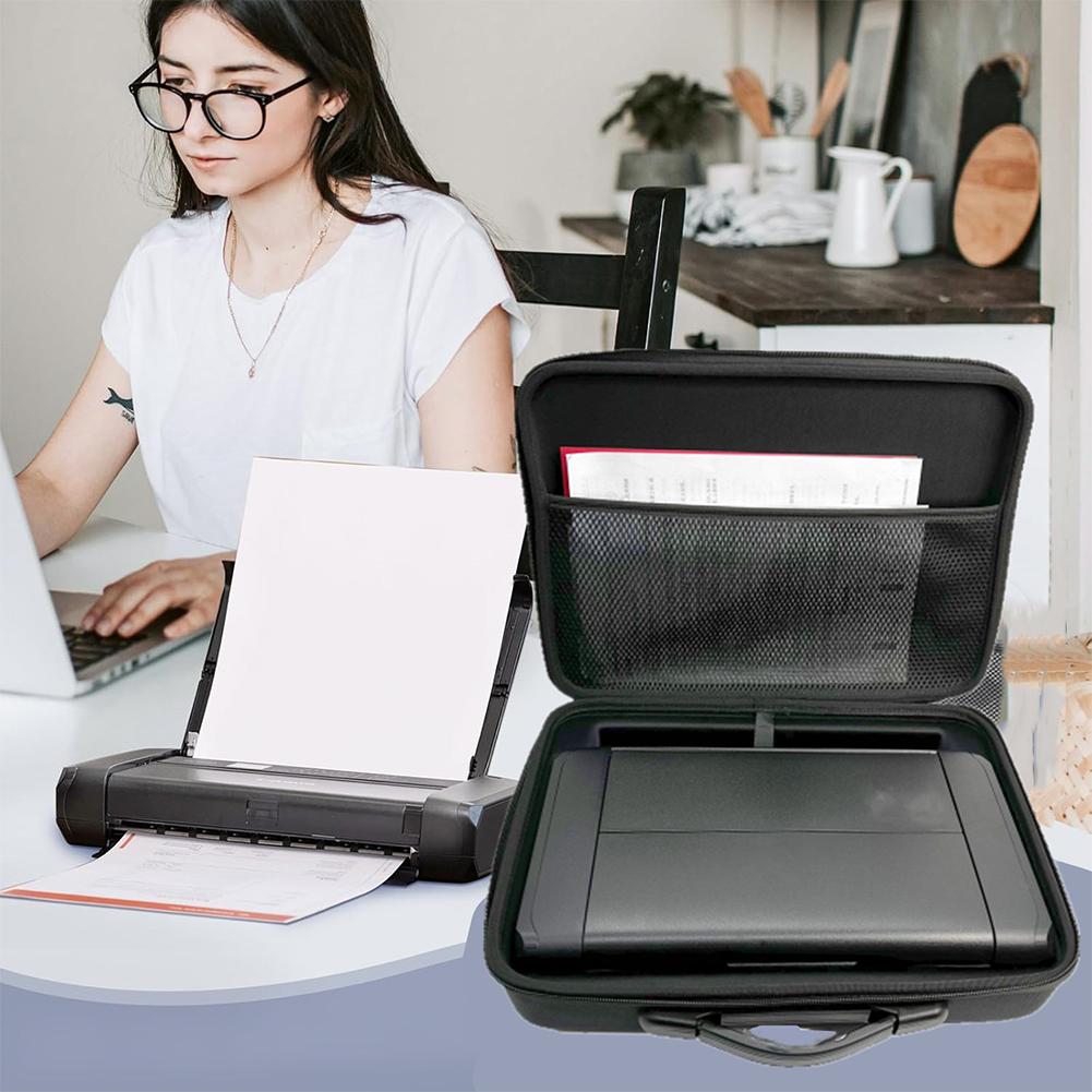 Для Canon PIXMA TR160/TR150/iP110 Жесткий дорожный чехол с сетчатым карманом Сумка для хранения портативного принтера Водонепроницаемая защитная сумка для принтера