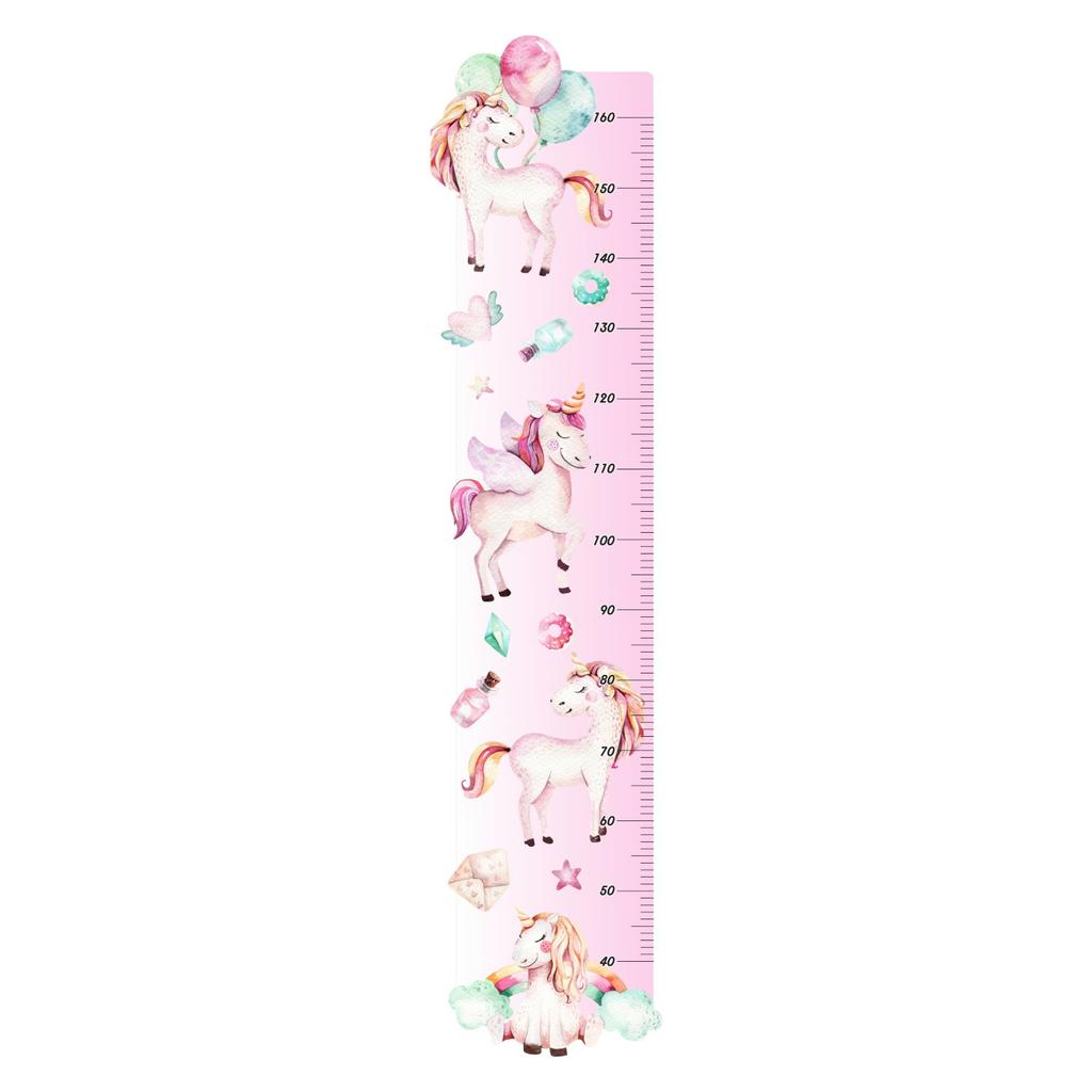 Height Chart Sticker - Unicorns