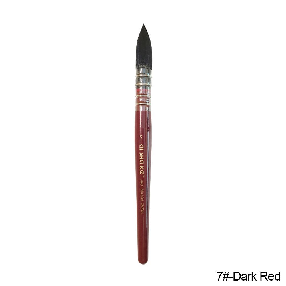 Универсальный набор из 8 художественных кистей с длинными ручками для акварели, гуаши и масляной живописи