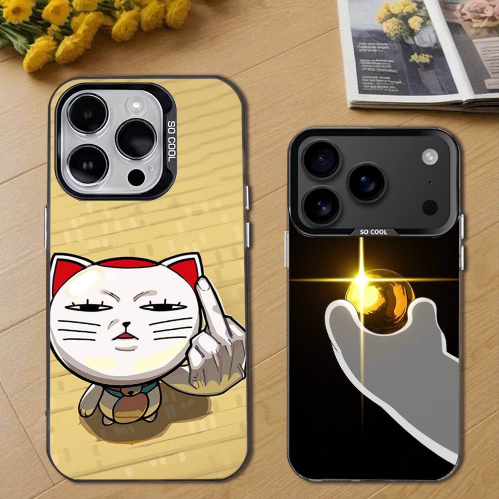 Смешной чехол для телефона 'Турбо-кот Бабушка' для iPhone 17,16,15,14,13,12,11, Pro, Max, Plus, E, Air, Mini Черный ТПУ Чехол