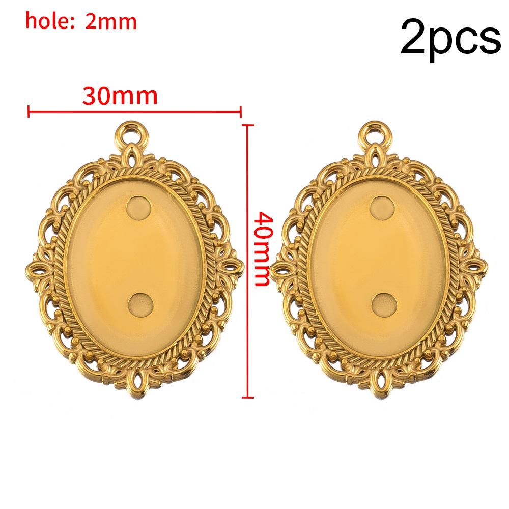 5Pcs 2Pcs Stainless Steel Heart Blank Pendant Trays Bezel Charms Bulk for Homemade Necklaces Jewelry Making DIY Crafts Resin Art