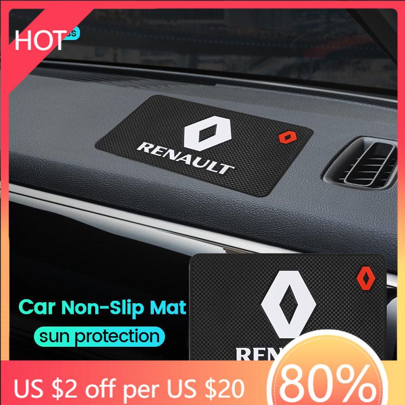 For Renault 2026 New Hub Caps 1Pcs Car Dashboard Anti Slip Mat Non-slip Pad Interior For Renault Clio Megane QM6 ZOE Espace Kadj
