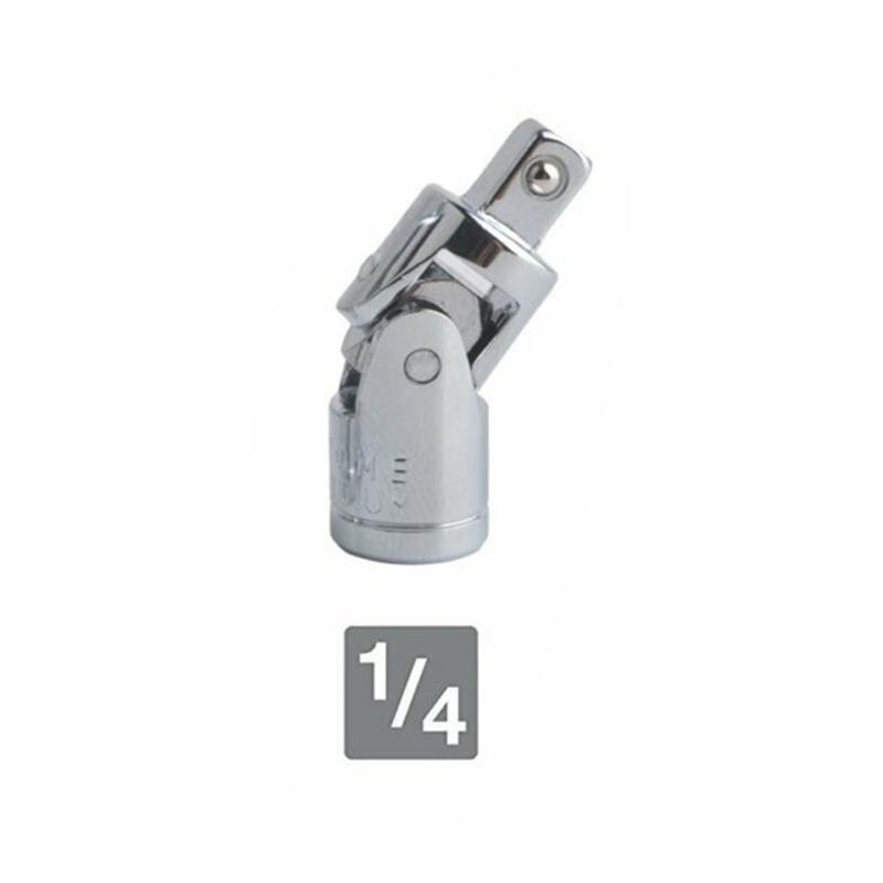 Набор шарнирных головок 1/4", 3/8", 1/2" с функцией надежной фиксации для совместимости с трещоткой и удлинителем