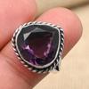 Amethyst  Gemstone Handmade 925 Sterling Silver Jewelry Ring For Women
