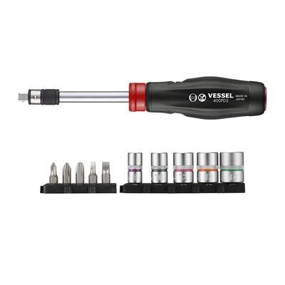 2WAY Power Driver Set Bit/Socket 400PD2-1