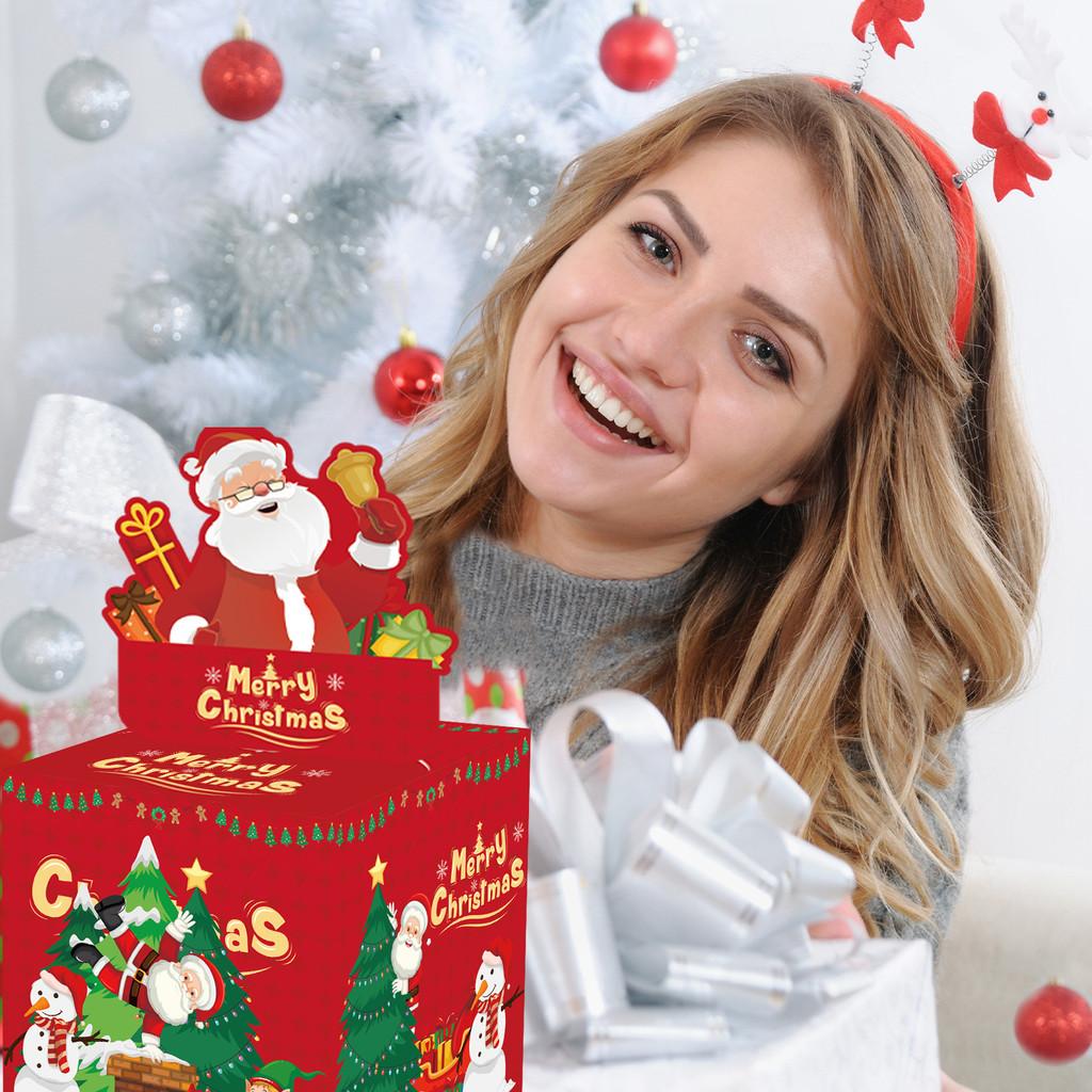 Вдохновленная Сантой Рождественская подарочная коробка Праздничные принадлежности для вечеринки Украшение