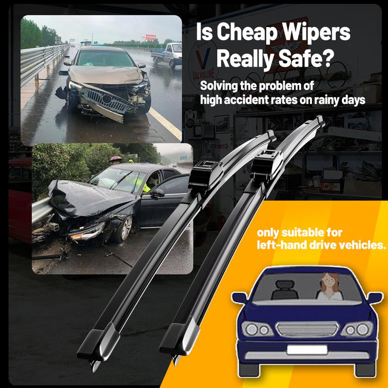 24"+16" Front Wiper Blades For Skoda Rapid 2012-2019 NH Sedan Hatchback Spaceback Windshield Windscreen Window 2013 2015 2018