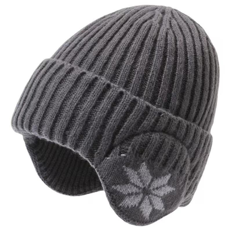 Winter Windproof, Cold Proof and Warm Wool Knitted Hat, Protecting The Ears and Head, Skin Friendly and Thickened for Warmth
