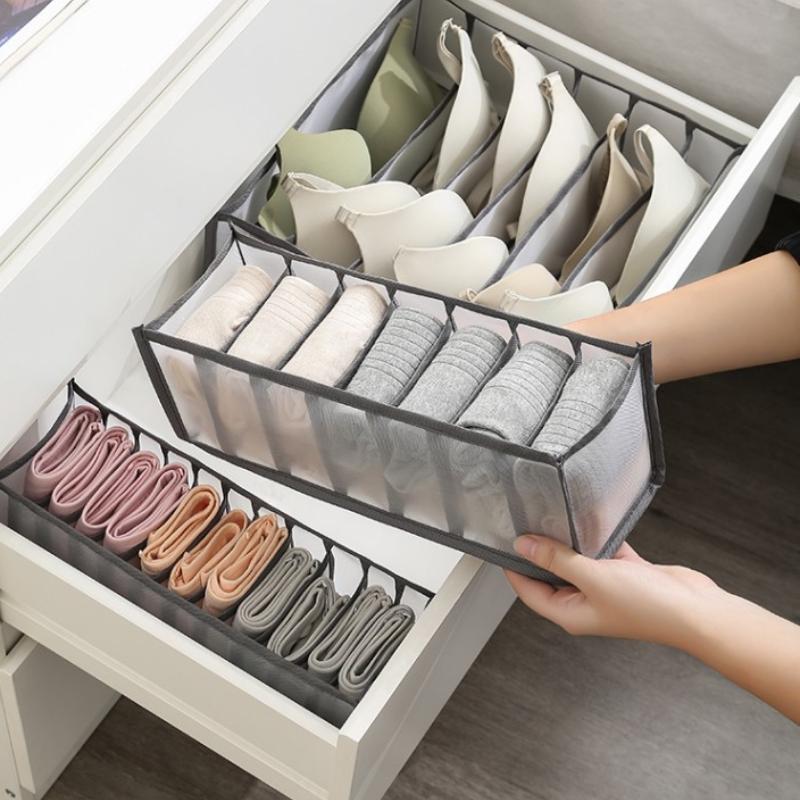 Органайзер для ящиков для нижнего белья Ящик для хранения Складные трусы Носки Органайзеры для бюстгальтеров Разделитель ящиков Бытовая техника