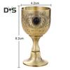 25ml Embossed Wine Goblet Premium Vintage Bronze Exquisite Royal Embossed Cup Home Decor