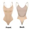Женский сексуальный цельный боди сплошной без спинки корректирующее белье бесшовные стринги корректор фигуры с низкой спиной нижнее белье корсет