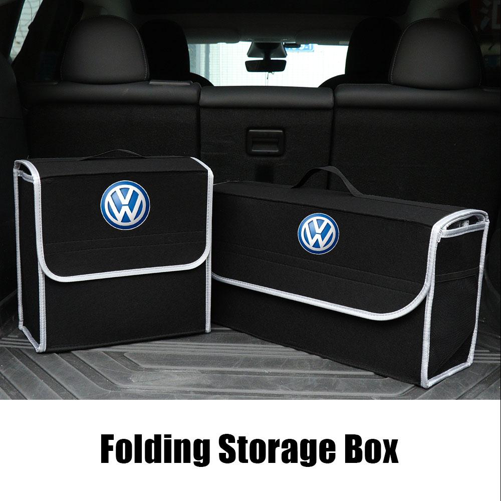 Cup Holders For Volkswagen VW Rline GTI CC Car Trunk Organizer Box Foldable Storage Bag Tidying Tools Accessories Car Wheel Hub GVAQ2