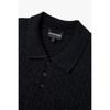 Emporio Armani Men S emboSSed Jacquard Pattern Polo Knit A516328006