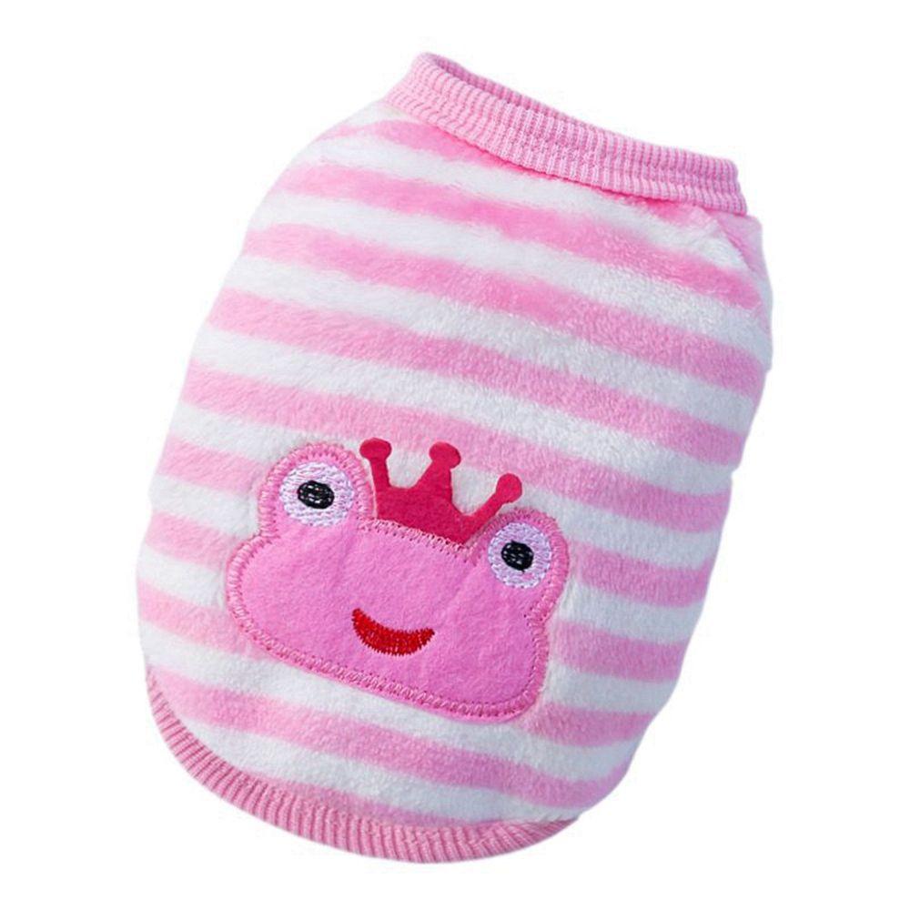 Warm Soft Cartoon Winter Yorkshire Pet Dog Clothes Dog Sweater For Small Dogs Dog Vest