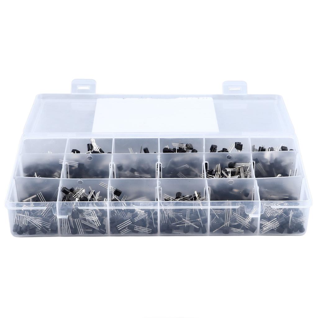 900 шт. Транзистор 18 типов Диод Триод Полупроводниковый переключатель Малой мощности Ассортимент Набор Комплект