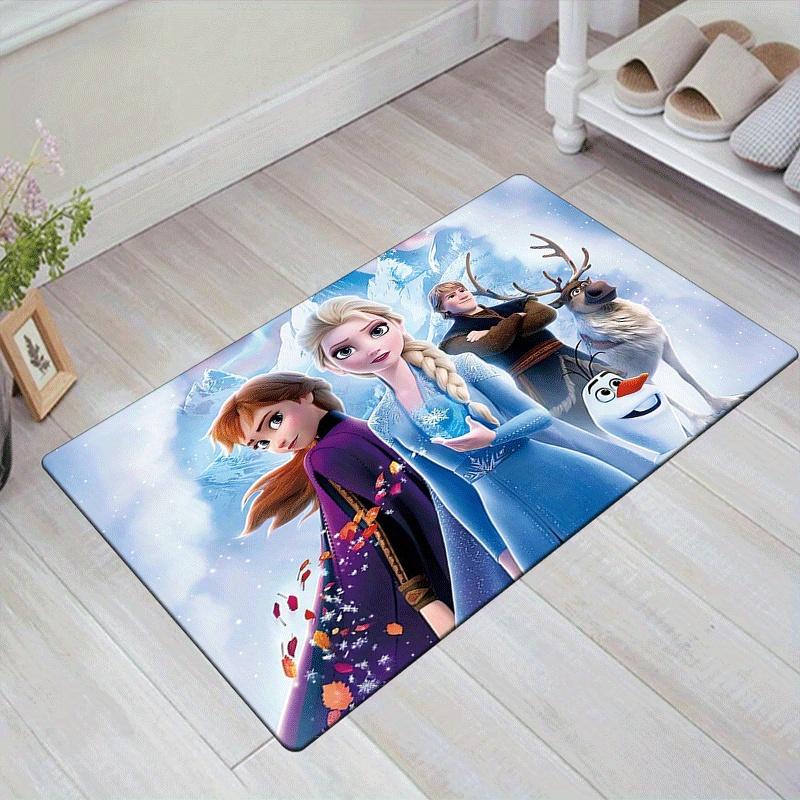 1pc Frozen Carpet Area Rug, Bedroom, and Playroom - Durable, Stain-Resistant, and Easy To Clean, Living Room, Laundry Room, Home Decor, Chri