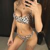 Цвета 2025 Сексуальный леопардовый бикини Женский купальник Женский купальник из двух частей Бикини комплект бразильский купальный костюм Купальник