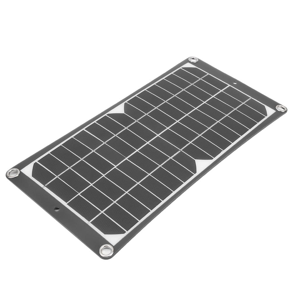Portable Monocrystalline Solar Panel Flexible USB Port 10W for Outdoor Emergency Charging