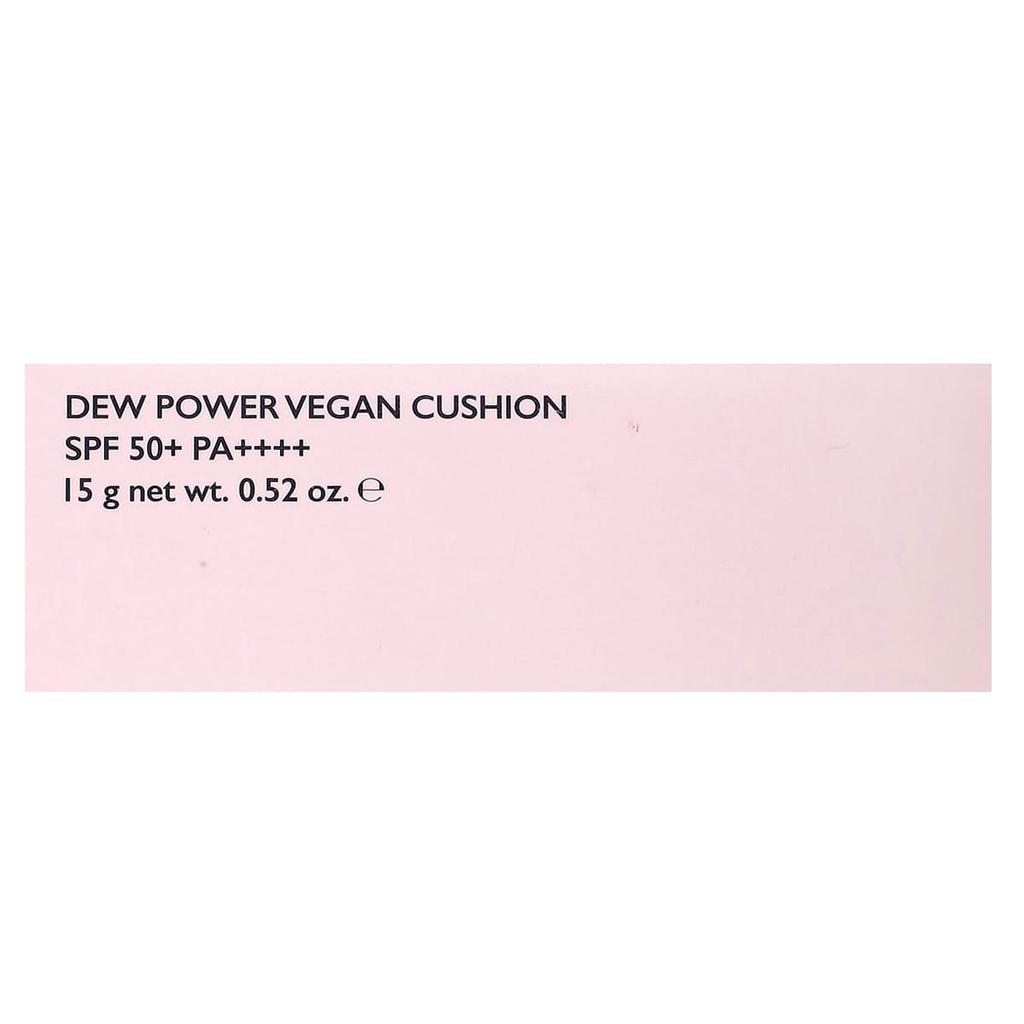 AMUSE Dew Power Vegan Cushion, SPF 50+ PA++++, 01 Pure, 15 г (0,52 унции)