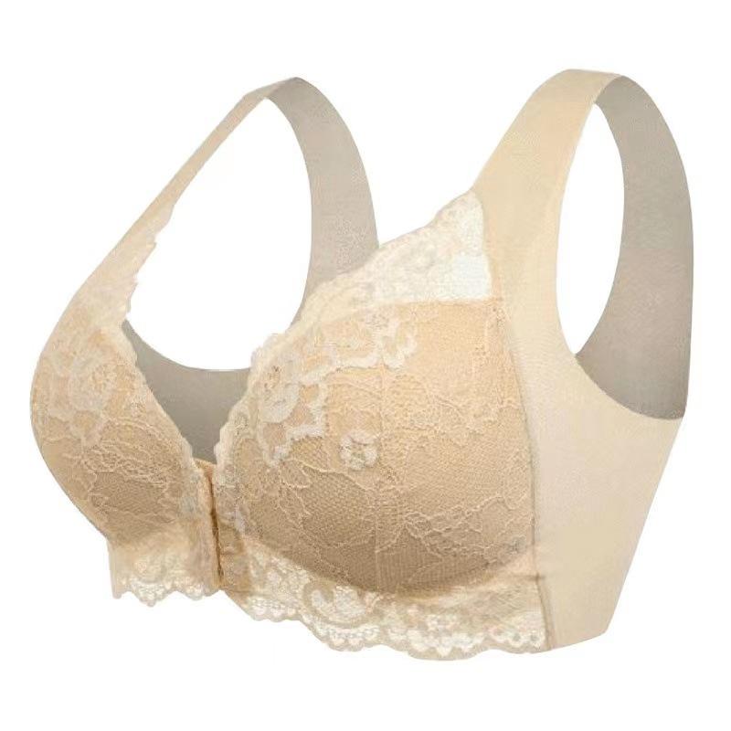 Bra No Steel Ring Bra Front Buckle Oversized Lingerie for Women Bras