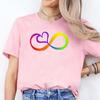 Autism Infinitas Design Unisex Tshirt Autism Awareness Month Tshirt Summer Graphic Fashion Casual Female T Shirts Unisex Clothing