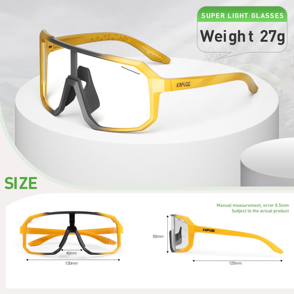 Cycling Glasses Men Women Bicycle Glasses Pochromic MTB Road Bike Eyewear Outdoor Sports Sunglasses Ciclismo