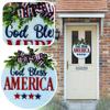 Wooden Welcome Door Sign Door Hanging Independence Day Holiday Decoration Home Sweet