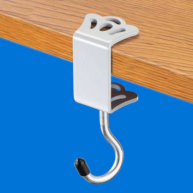 Студенческий крючок для стола Съемный и без сверления Вешалка для рюкзака для края стола Организация общежития и класса