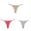 CINOON 3Pcs/Lot Sexy Underwear Low-waist G-String Panties Female Underpants Multicolor Women Thong No Trace Breathable Female Lingerie