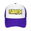 Nofx Punk Band Logo Accessories Foam Mesh Trucker Hat Summer Breathable Rock Music Meshback Baseball Cap Sturdy Adjustbale