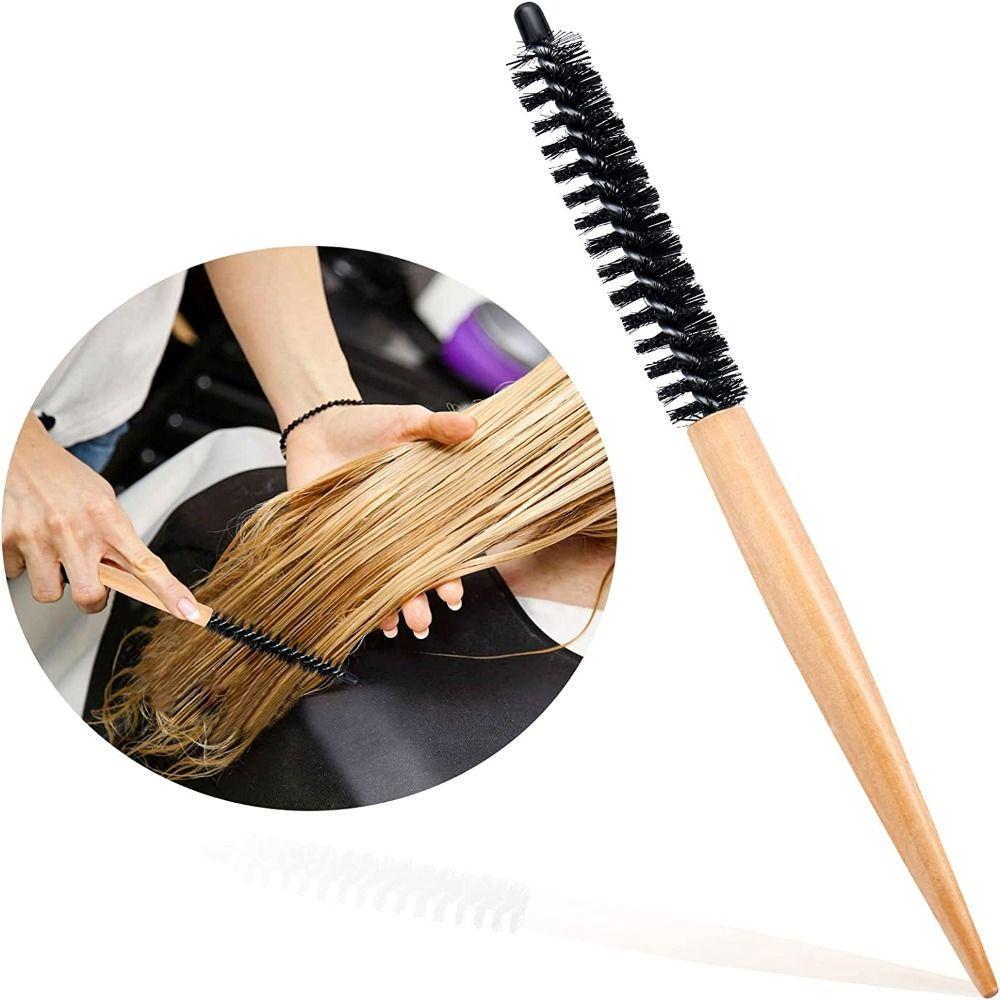 Hairdrerssing Tool Makeup Comb Roller Comb Mini Round Comb Round Hair Brush Hair Curling Brush