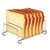 Stainless Steel Toast Rack 8 Slots Bread Cooling Tray Rectangle Toast Holder for Kitchen Rust-Proof Bread Rack for Air Fryer And Outdoor Grilling