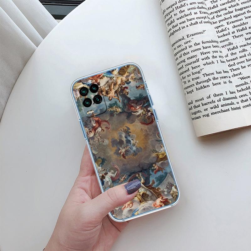 RP32 Fresco Adam Sculpture Transparent Phone Case for Motorola Moto Edge 20 30 40 50 S30 Fusion Ultra Pro Neo Lite + G200 G23