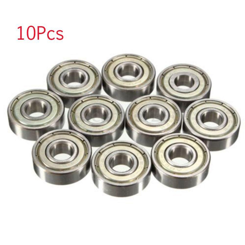 10PCs Miniature Roller for Steel Carbon 3D Bore 608ZZ Bearing Groove Ball