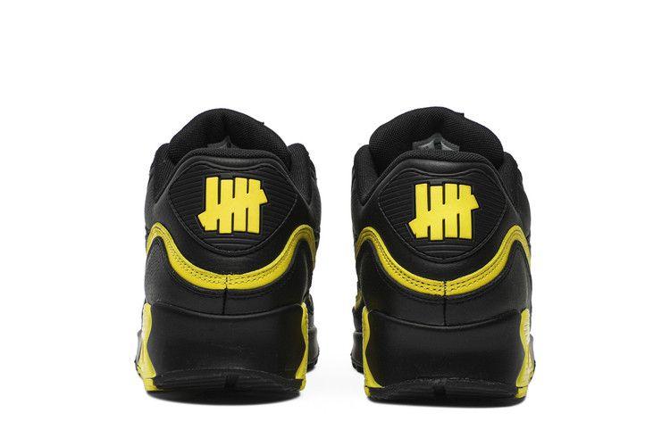 Мужские кроссовки Nike Air Max 90 Undefeated Черный Оптический Желтый Черный/Оптический Желтый
