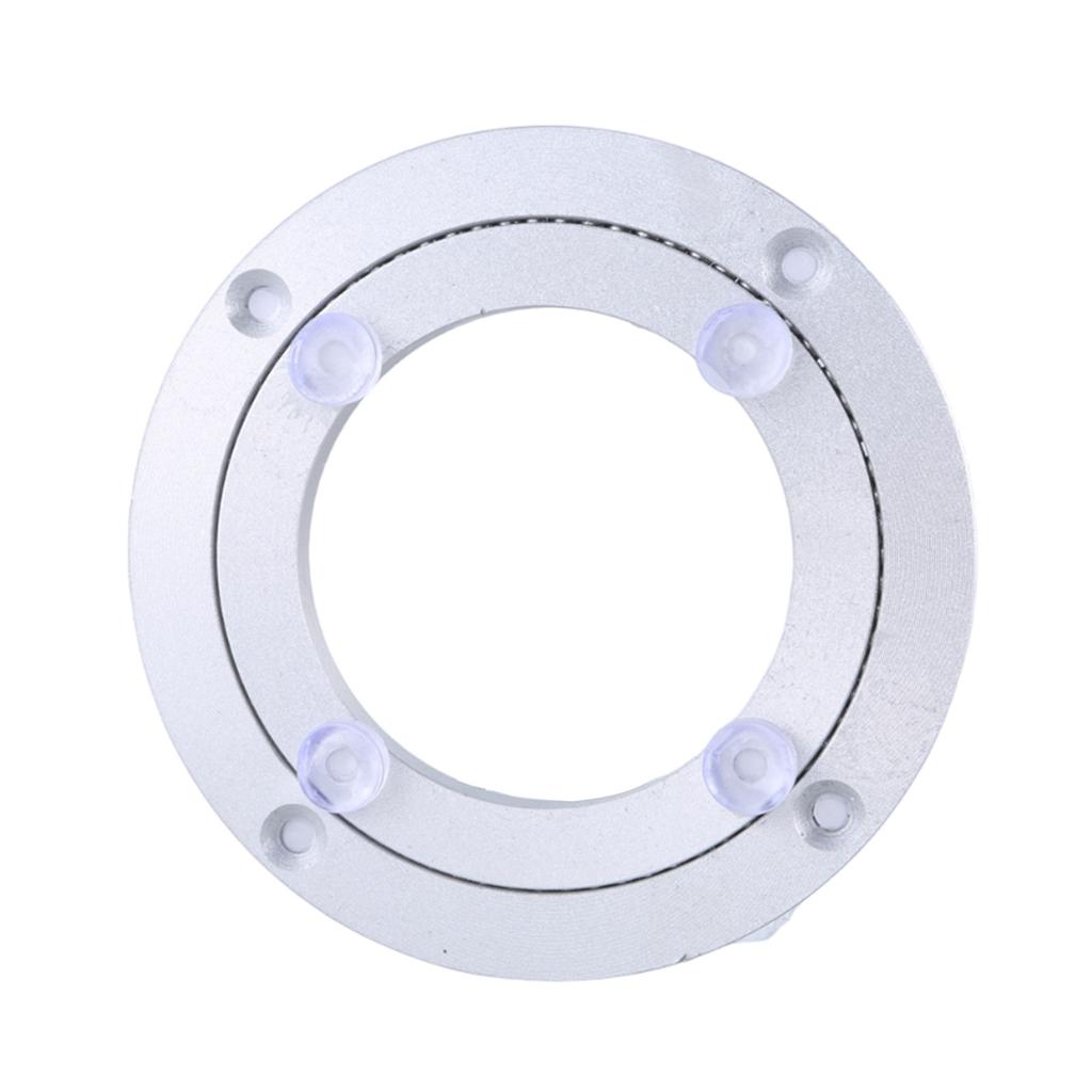 Алюминиевая вращающаяся платформа Металлическая подставка для дисплея Легкая вращающаяся подставка в стиле поворотного стола Легкая для стеклянной посуды