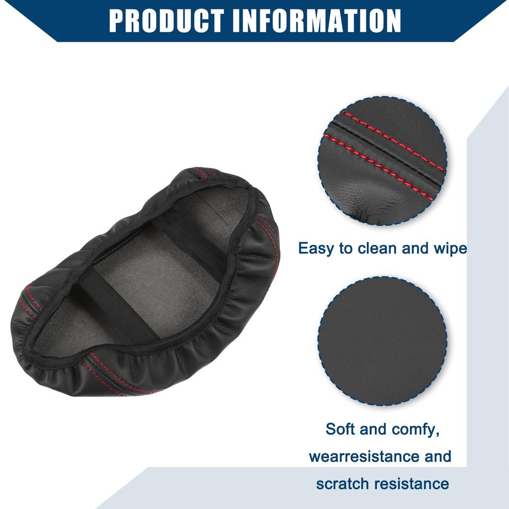 Накладка на подлокотник центральной консоли для Hihaha Peugeot 208 E-208 2020-2022 / Аксессуары для интерьера / Прочная искусственная кожа / 1 шт. Черный