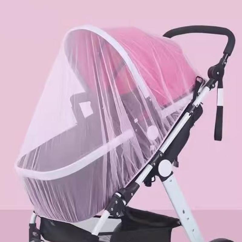 Baby Stroller Mosquito Net Full Cover Pushchair Cart Insect Shield Net Mesh Safe Baby Stroller Infants Protection Mesh Cover