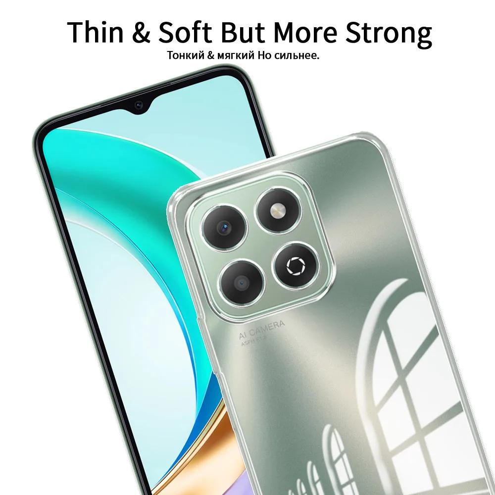 Для Honor X6b JDY-LX1 Чехол Прозрачный Мягкий Силиконовый Чехол для Телефона Для Honor X6A X6S WDY-LX1 /Honor X6 4G Ударопрочный Чехол ТПУ Новый Чехол