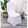 White Chair Cover Elastic Hotel Wedding Banquet Seat Cover All -Inclusive Seat Cover For Dining Party Decoration
